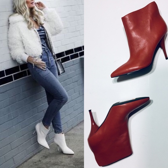 marc fisher red booties